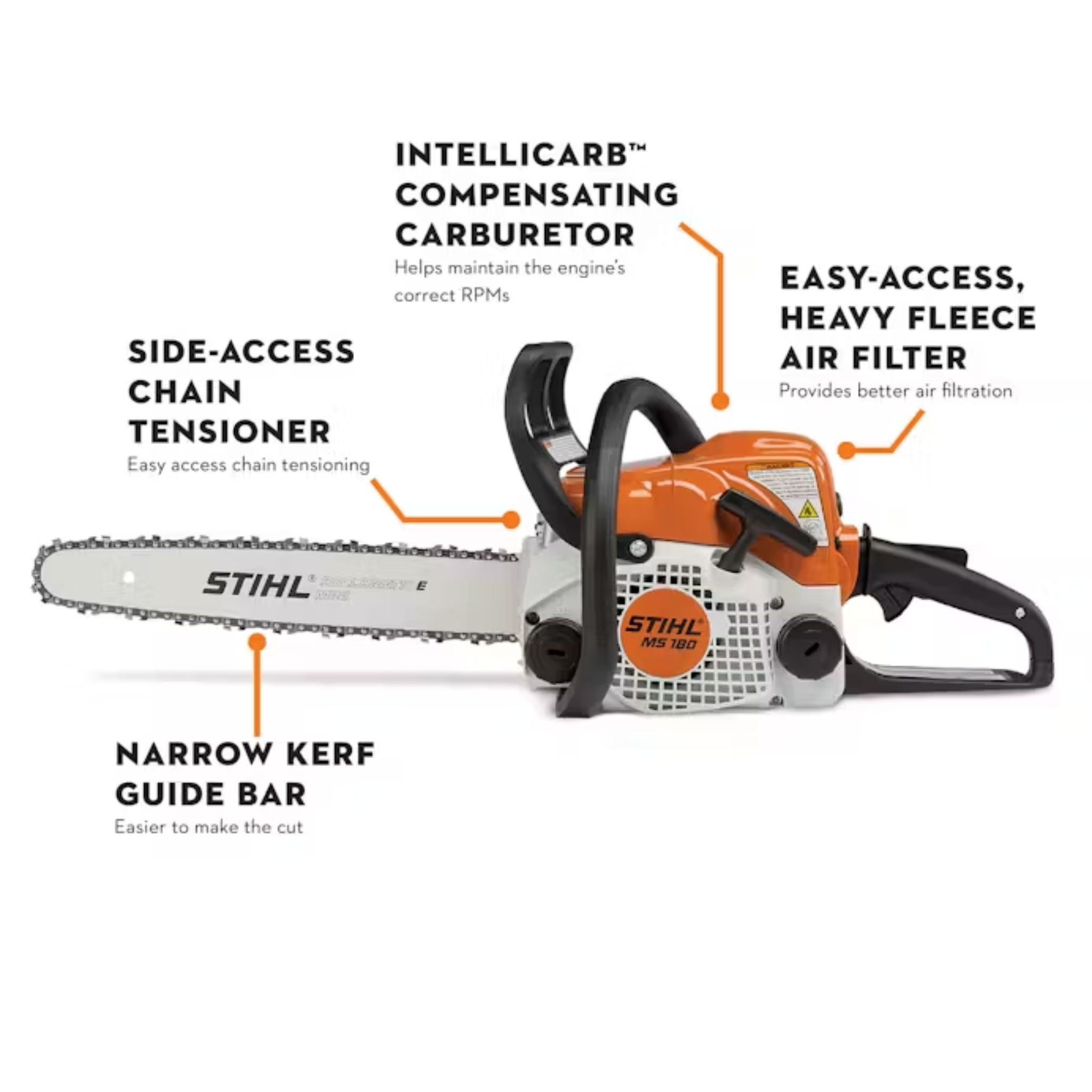 Stihl MS 180 W/ 16