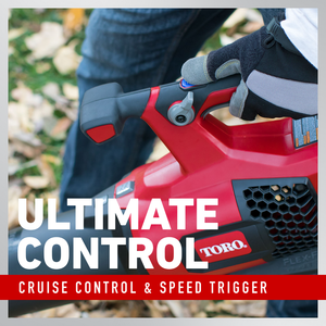 Toro 60V MAX* 120 mph Brushless Leaf Blower with 2.5Ah Battery